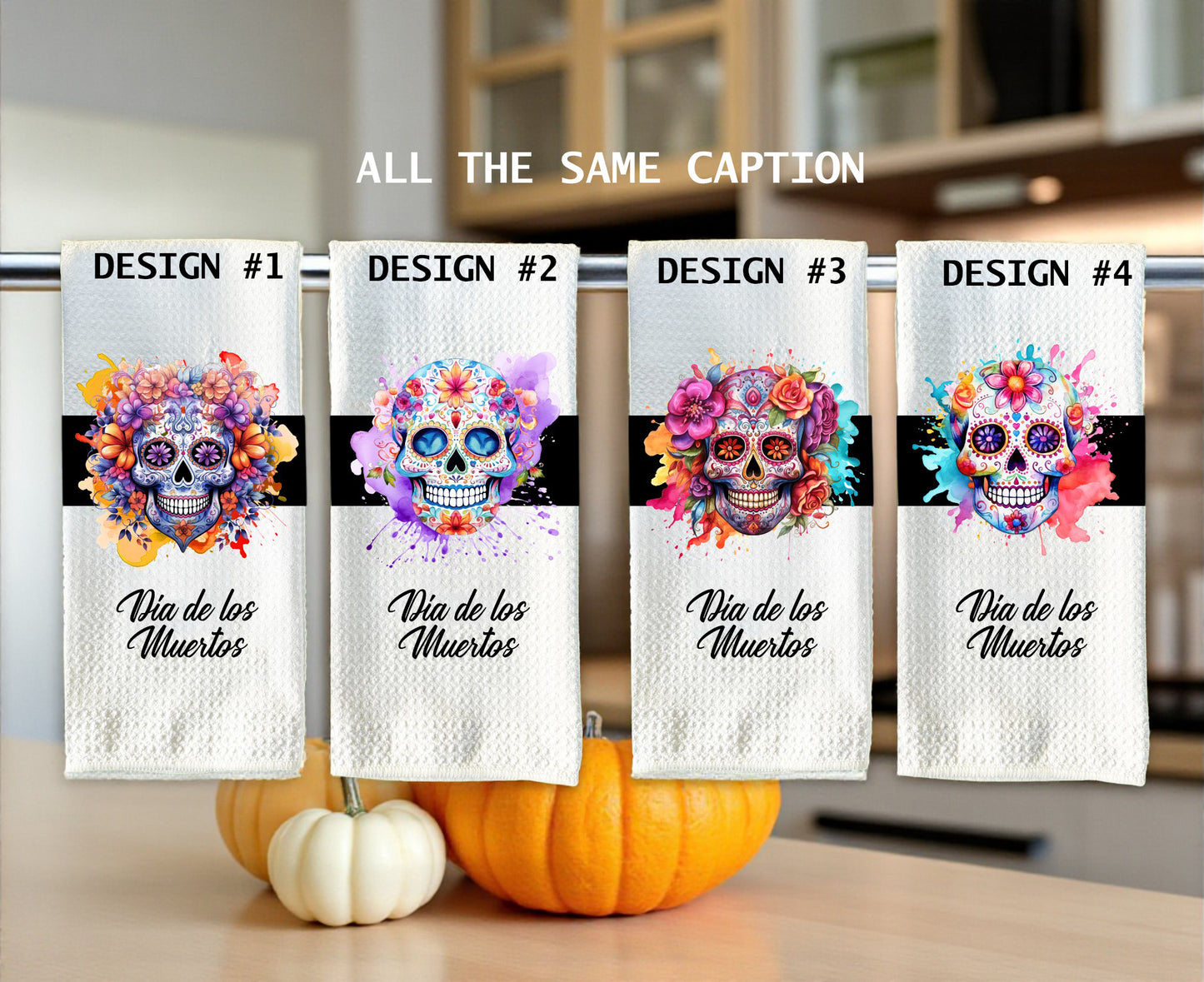 Day of the Dead Tea Towels - English or Spanish!