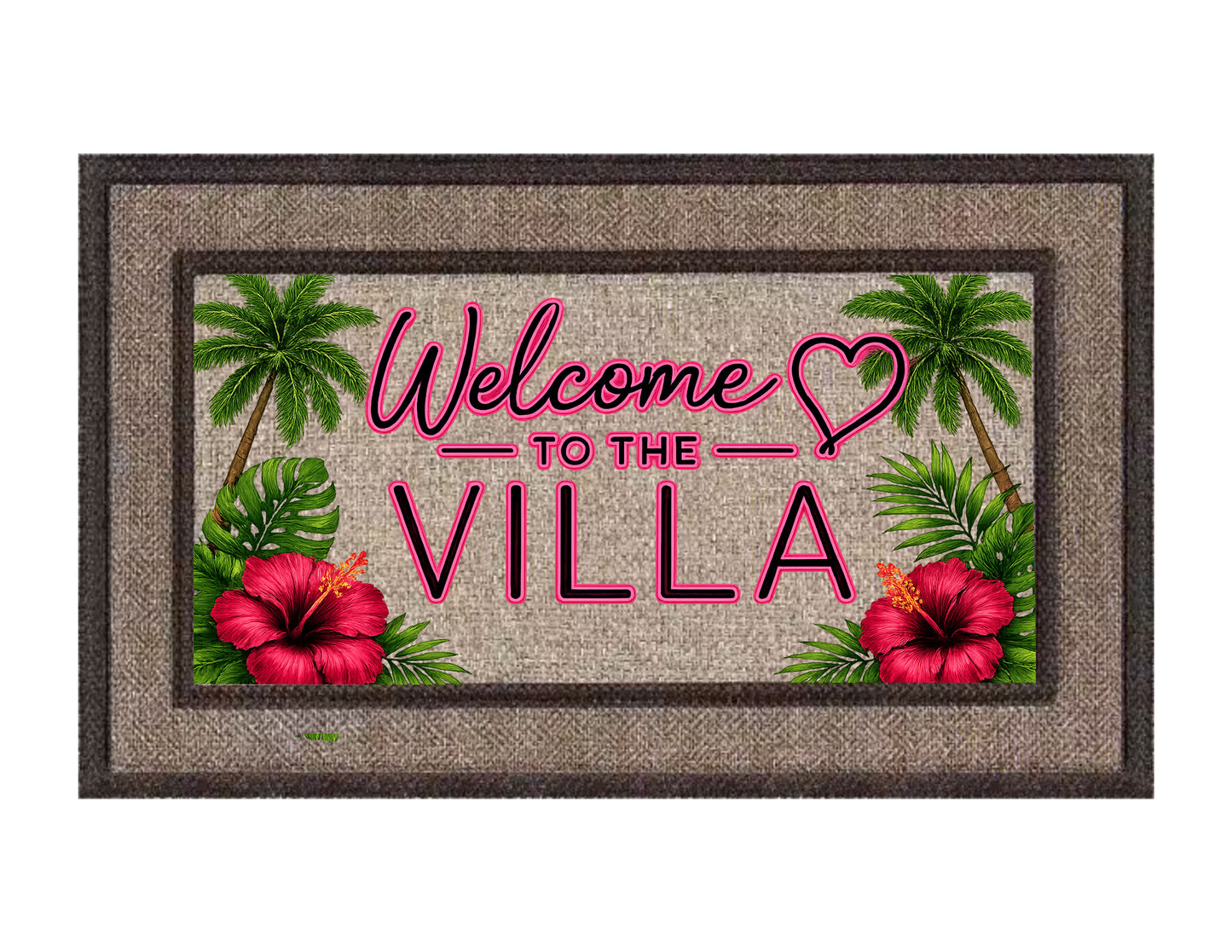 Welcome to the Villa Welcome Mat