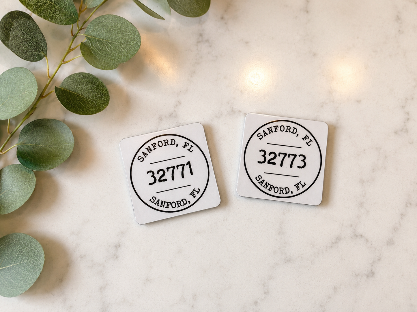 Sanford, FL Zip Code Magnet - 2.25" x 2.25"