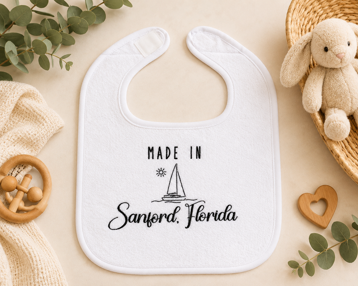Made in Sanford, FL Bib