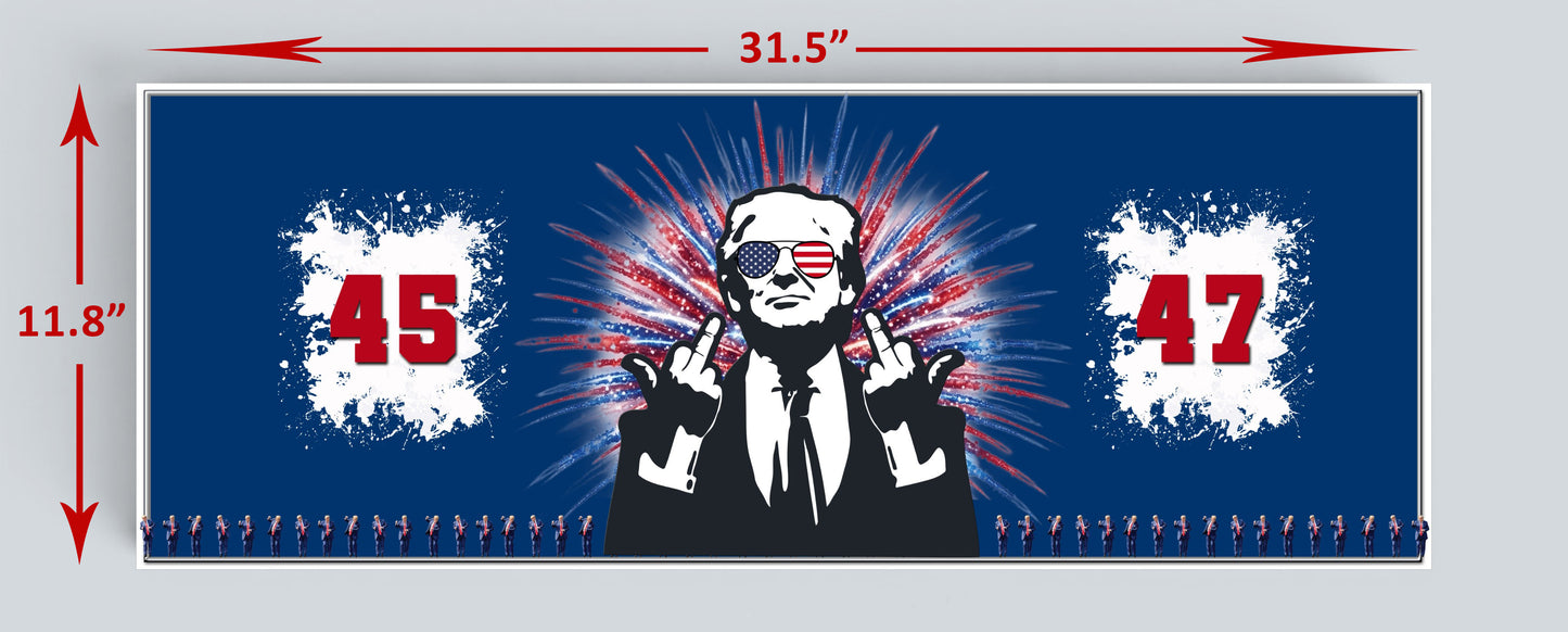 Oversized Desk Pad Featuring Dancing Trump