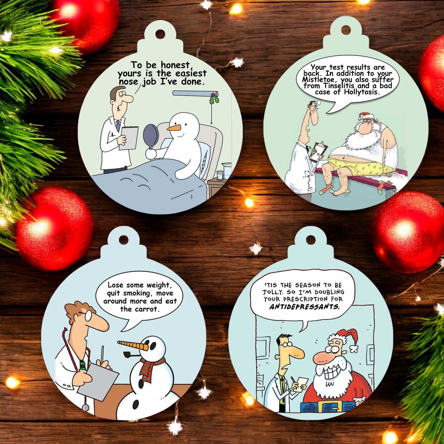 Medical-Themed Christmas Ornaments