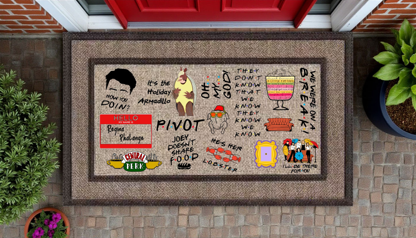 Friends Quotes Welcome Mat