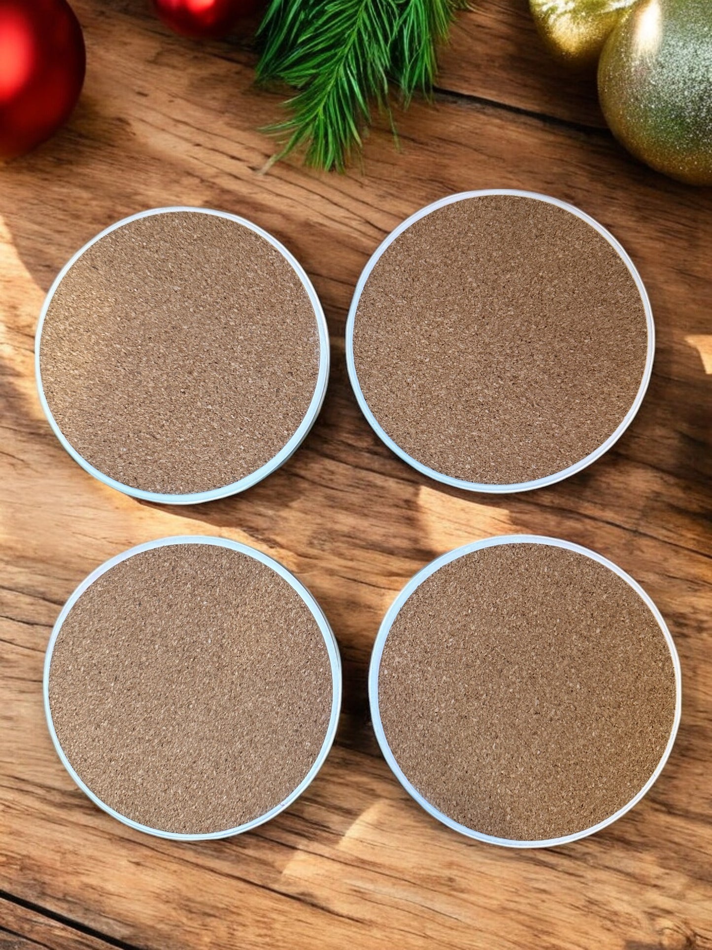 MCM Christmas Ceramic Ornaments - Set of 4!