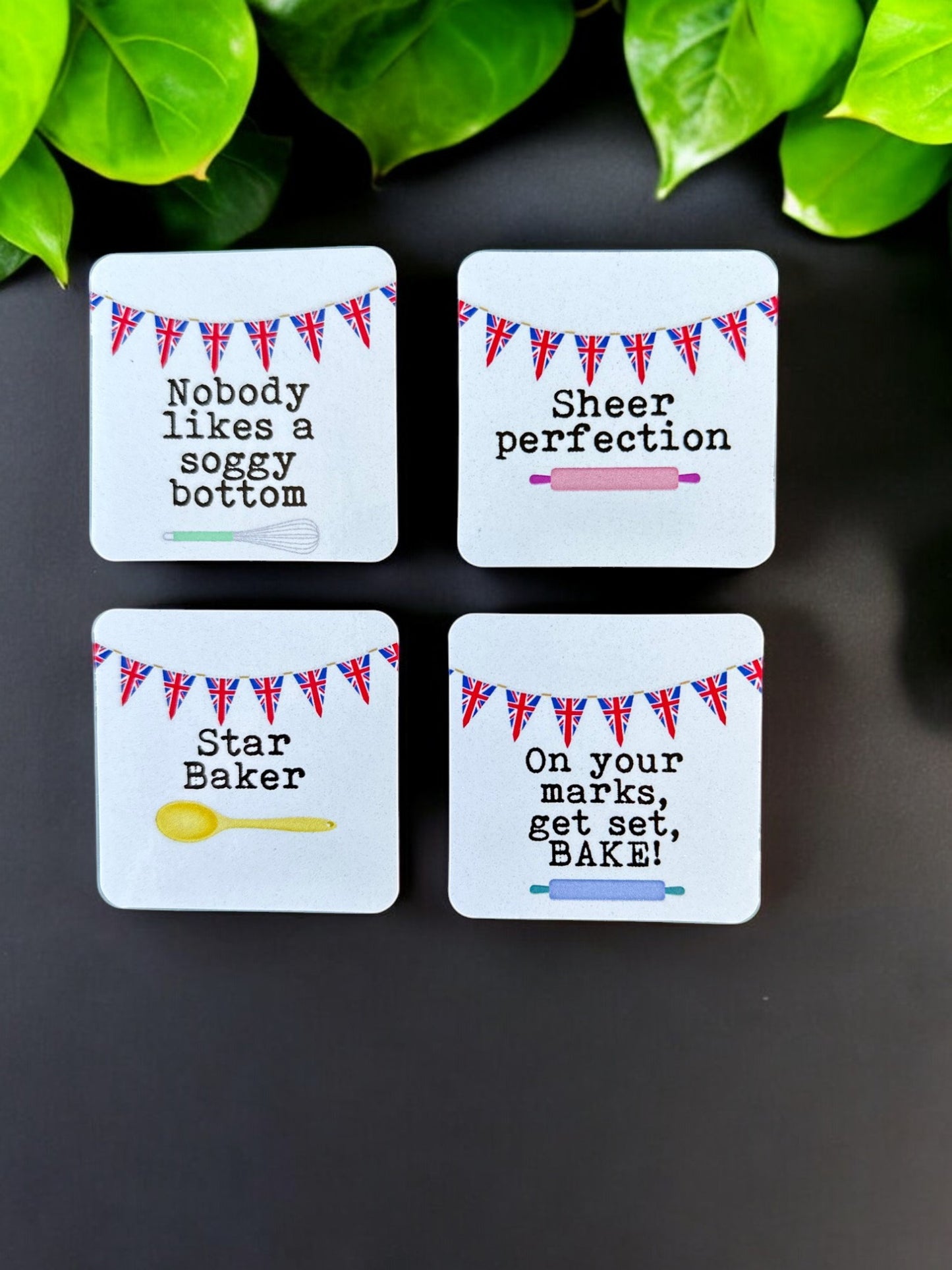 Great British Bake Off-Inspired Magnets - Set of 2, 3, or 4!