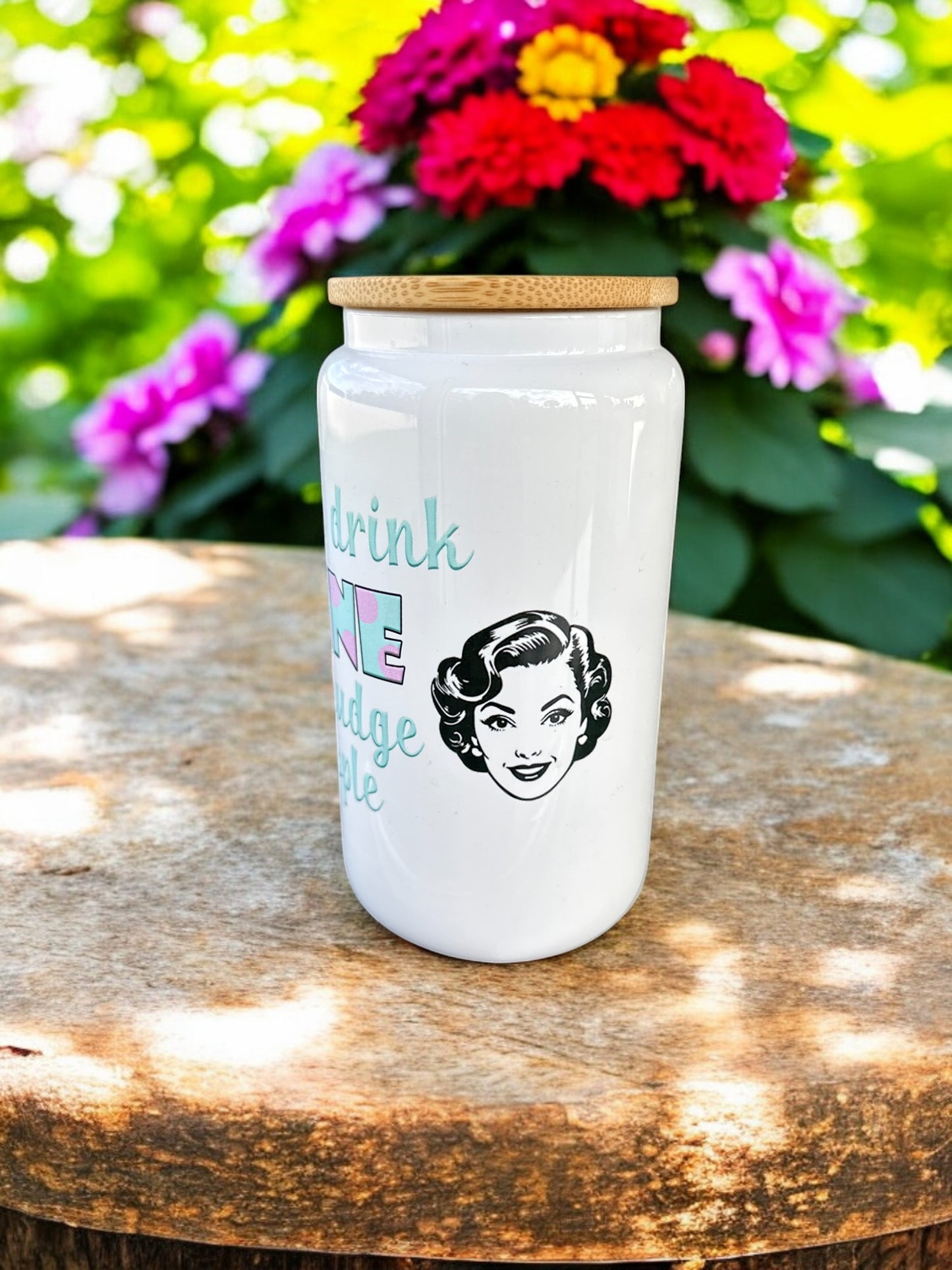 Let's Drink Wine and Judge People Glass Tumbler!