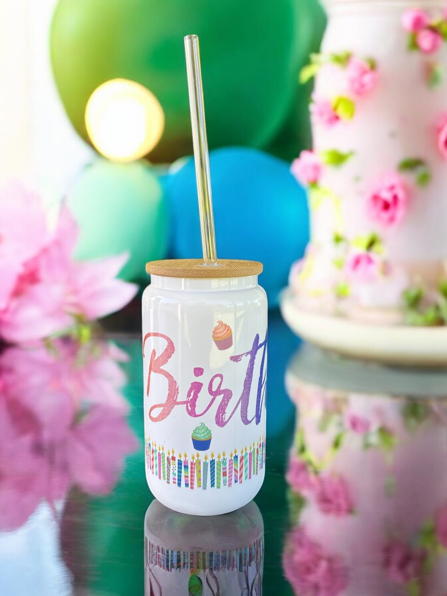 Birthday Glass Tumbler