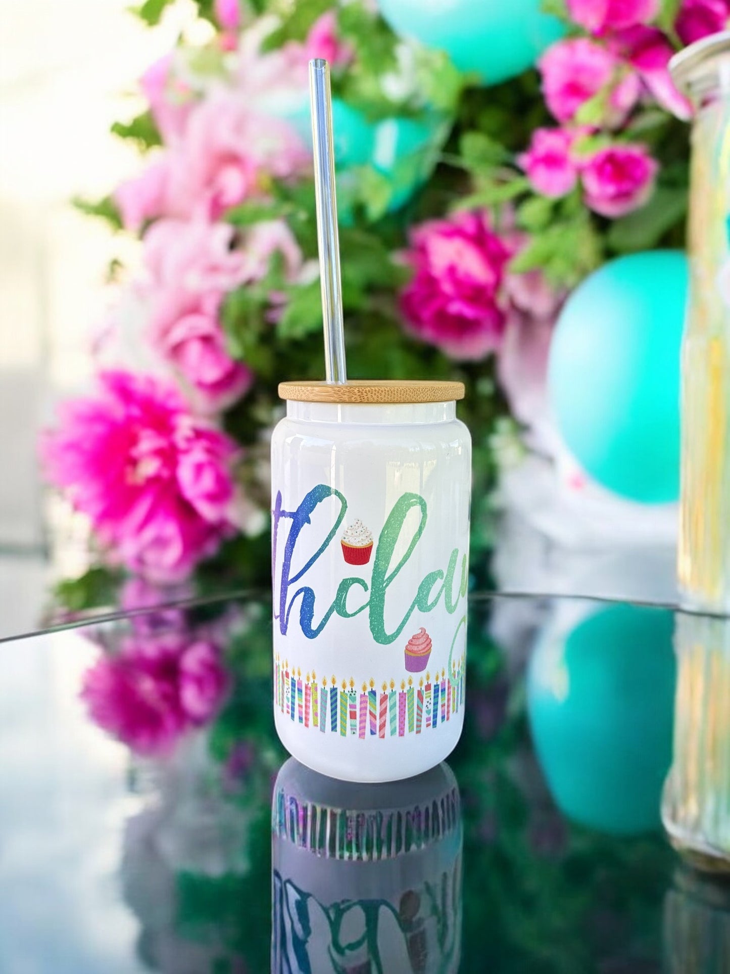 Birthday Glass Tumbler