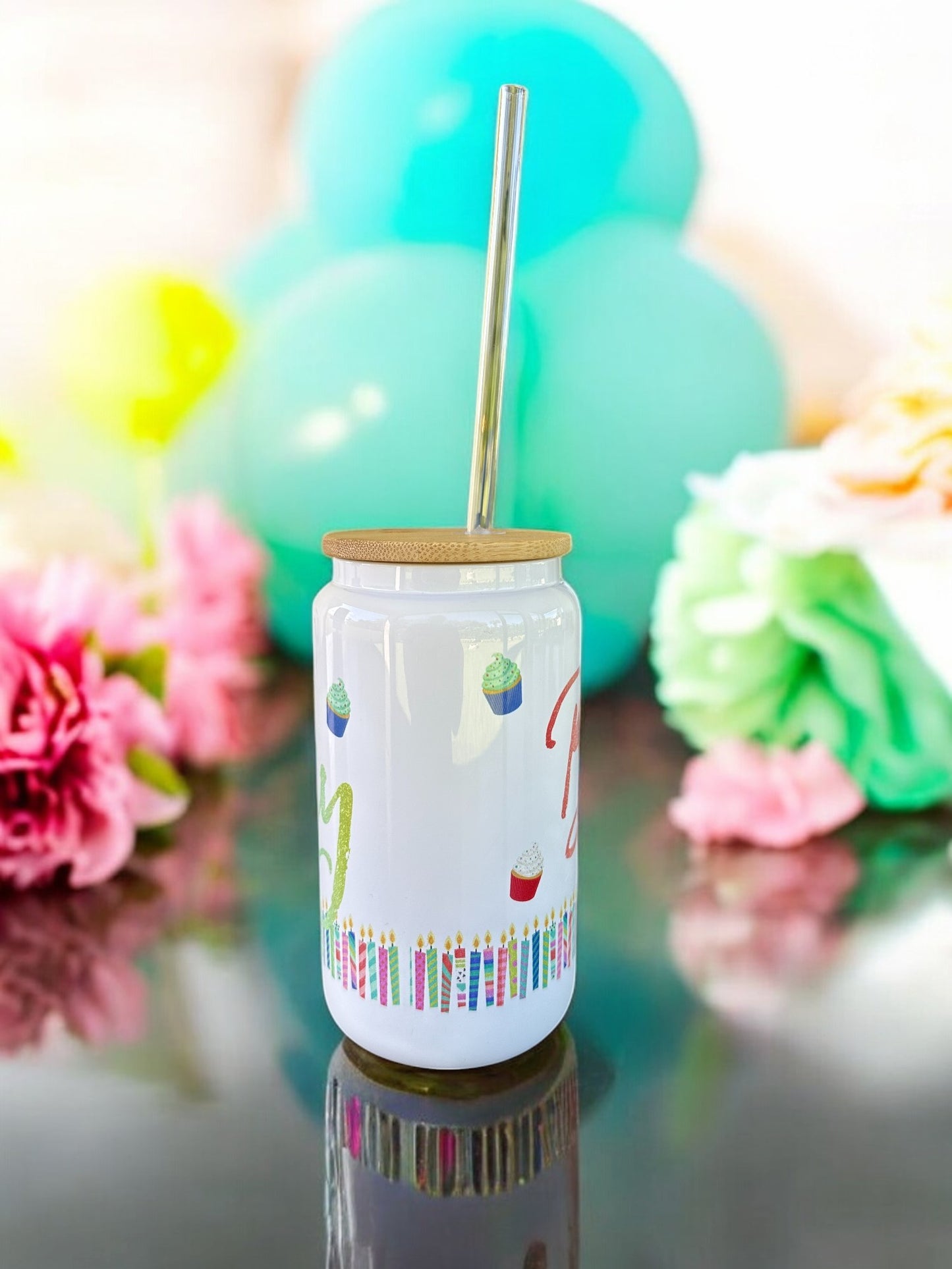 Birthday Glass Tumbler