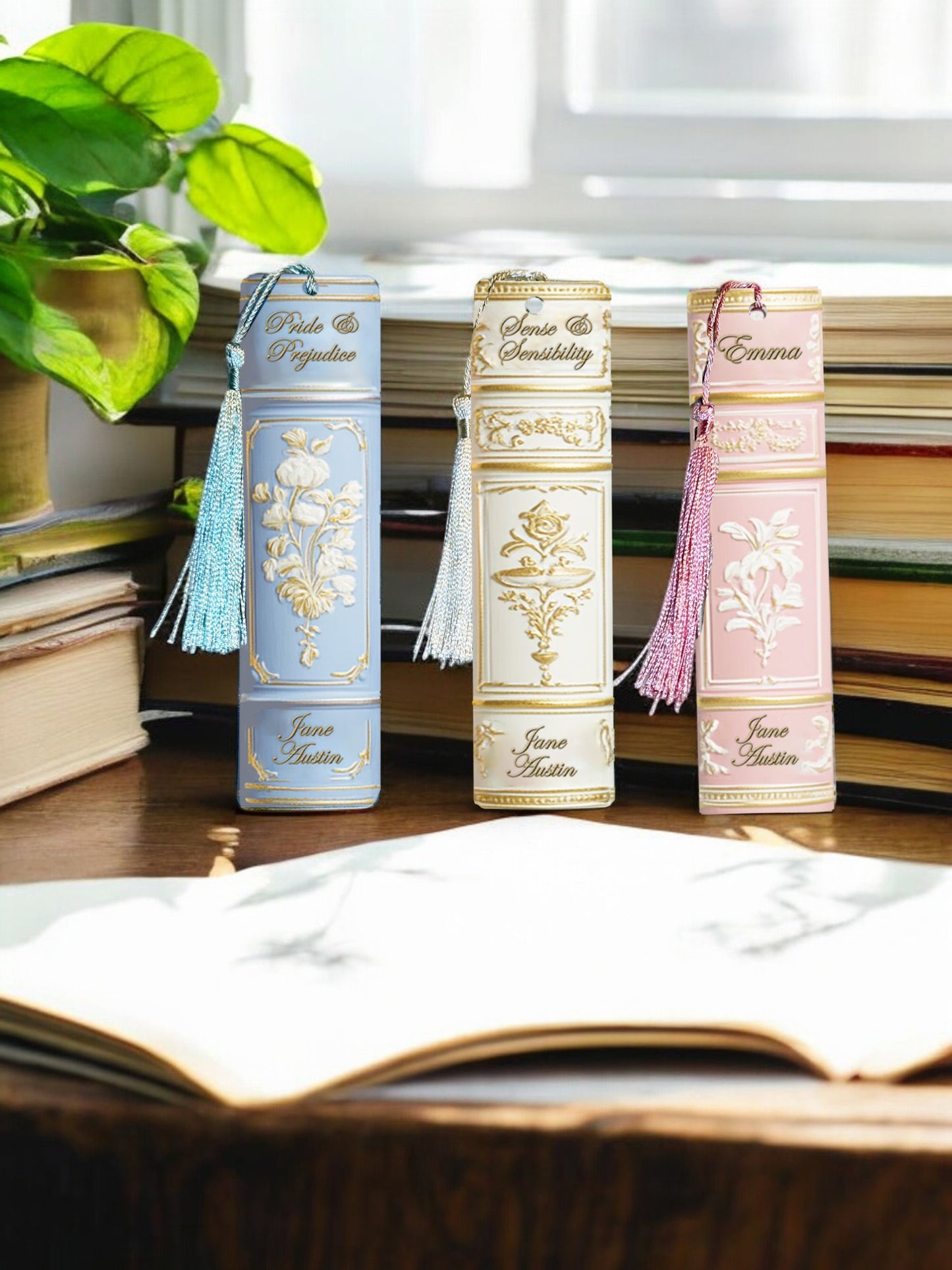 Jane Austin Metal Bookmark