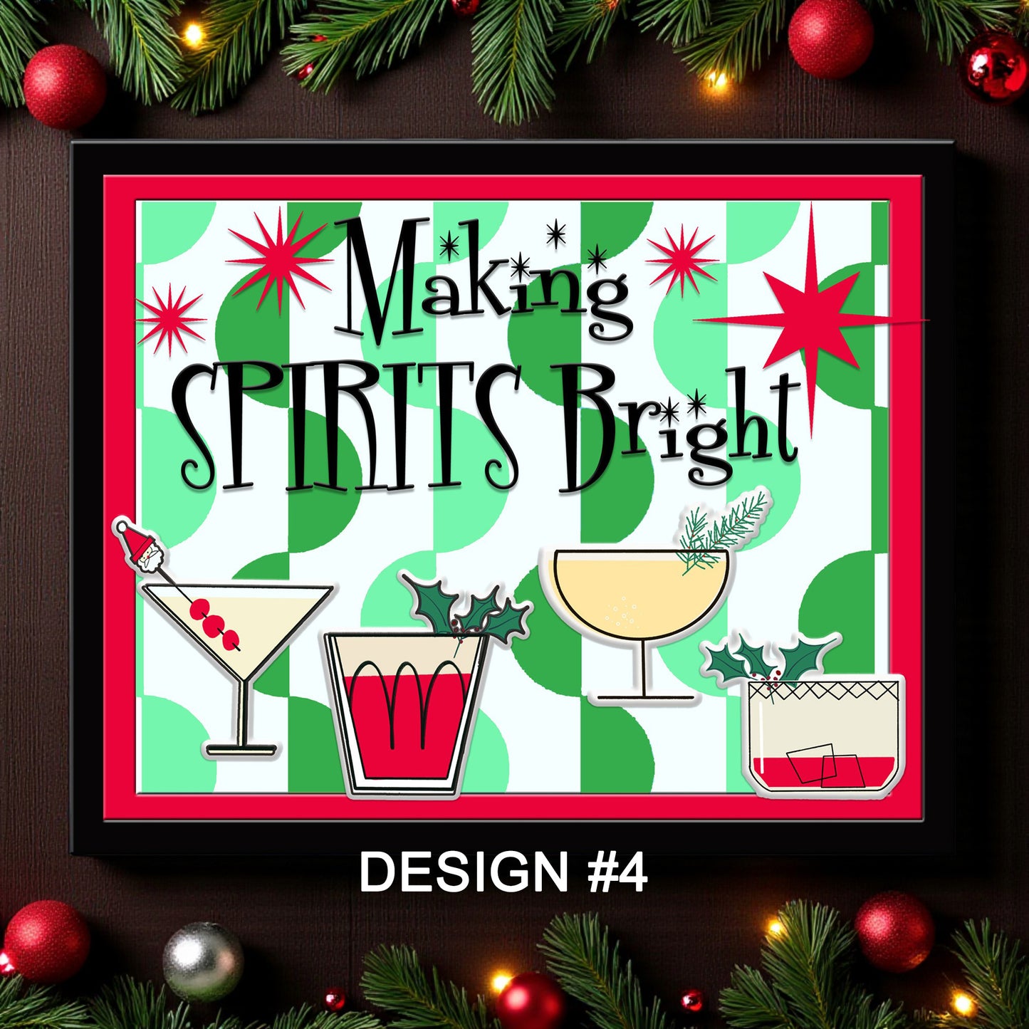 MCM Metal Christmas Sign