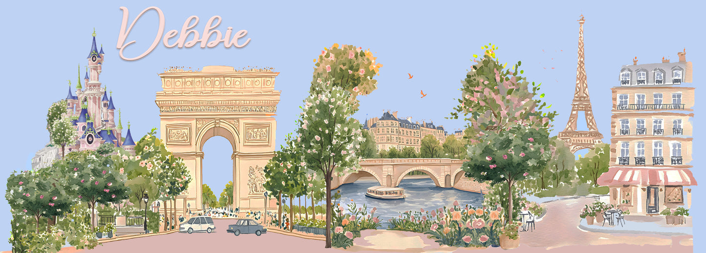 Personalized Paris Scenes Mug