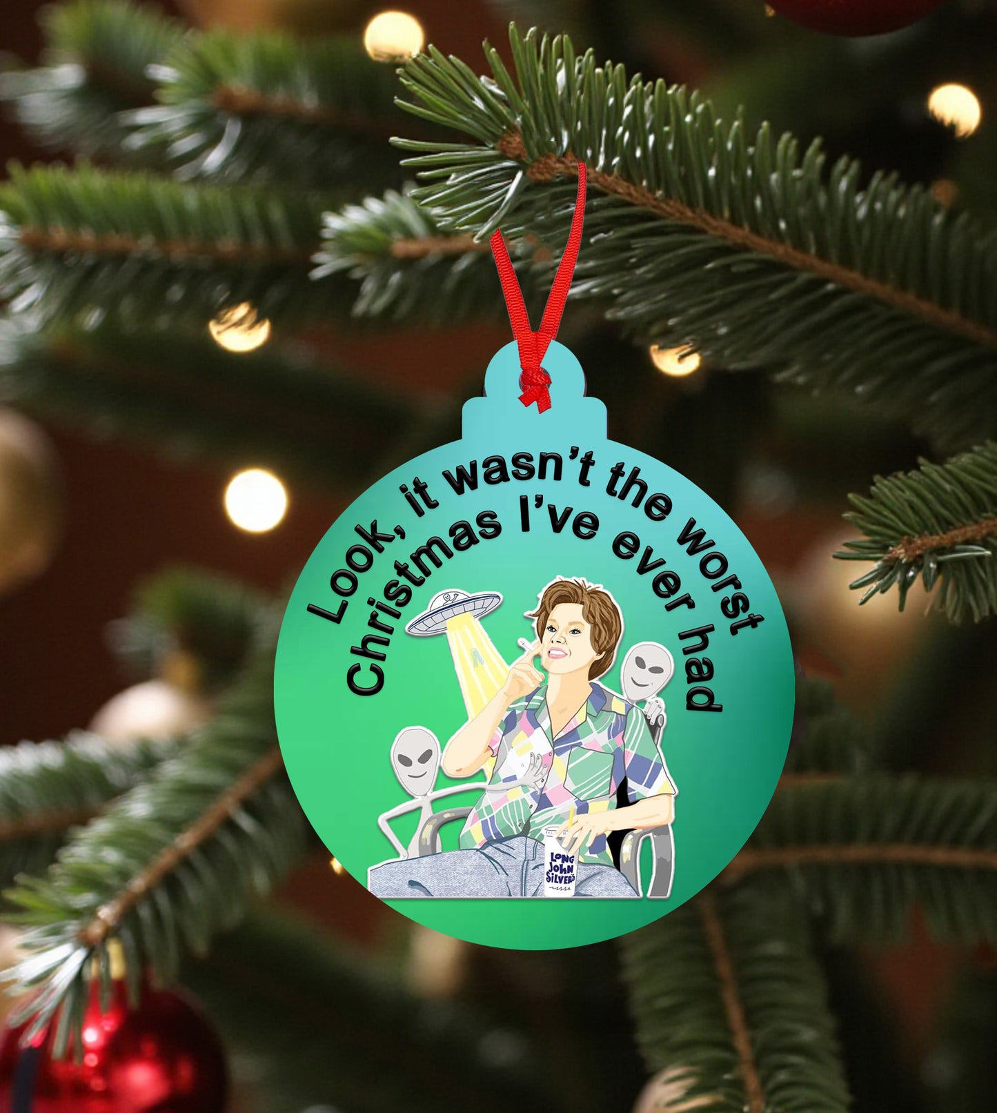 SNL Colleen Rafferty Ceramic Ornament