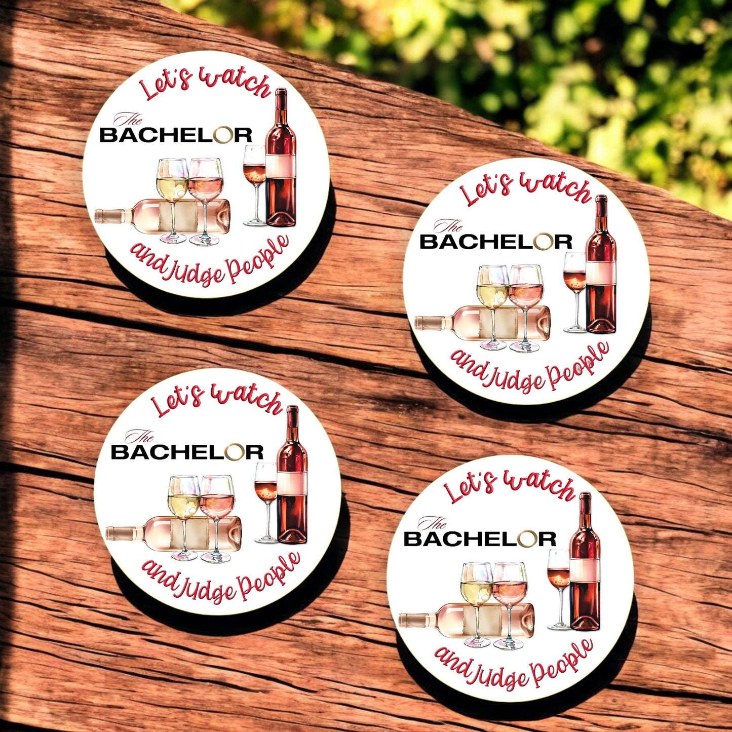 Ceramic Coasters for The Bachelor Fans - Set of 4!