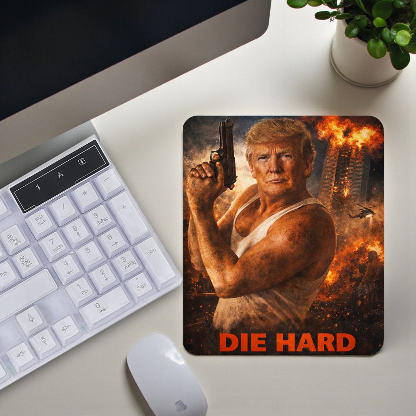 Trump Die Hard Mousepad