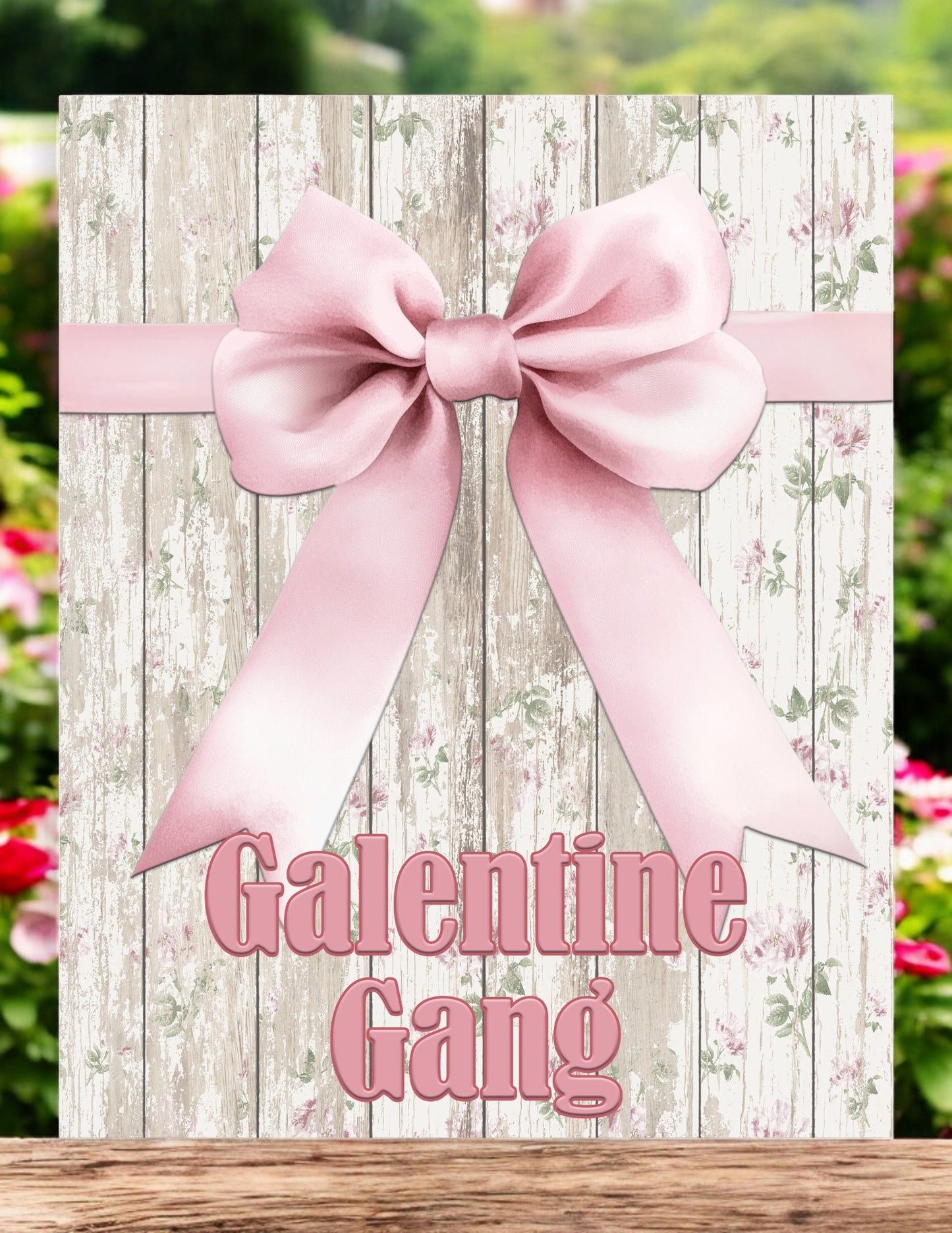 Galentine Gang Metal Sign