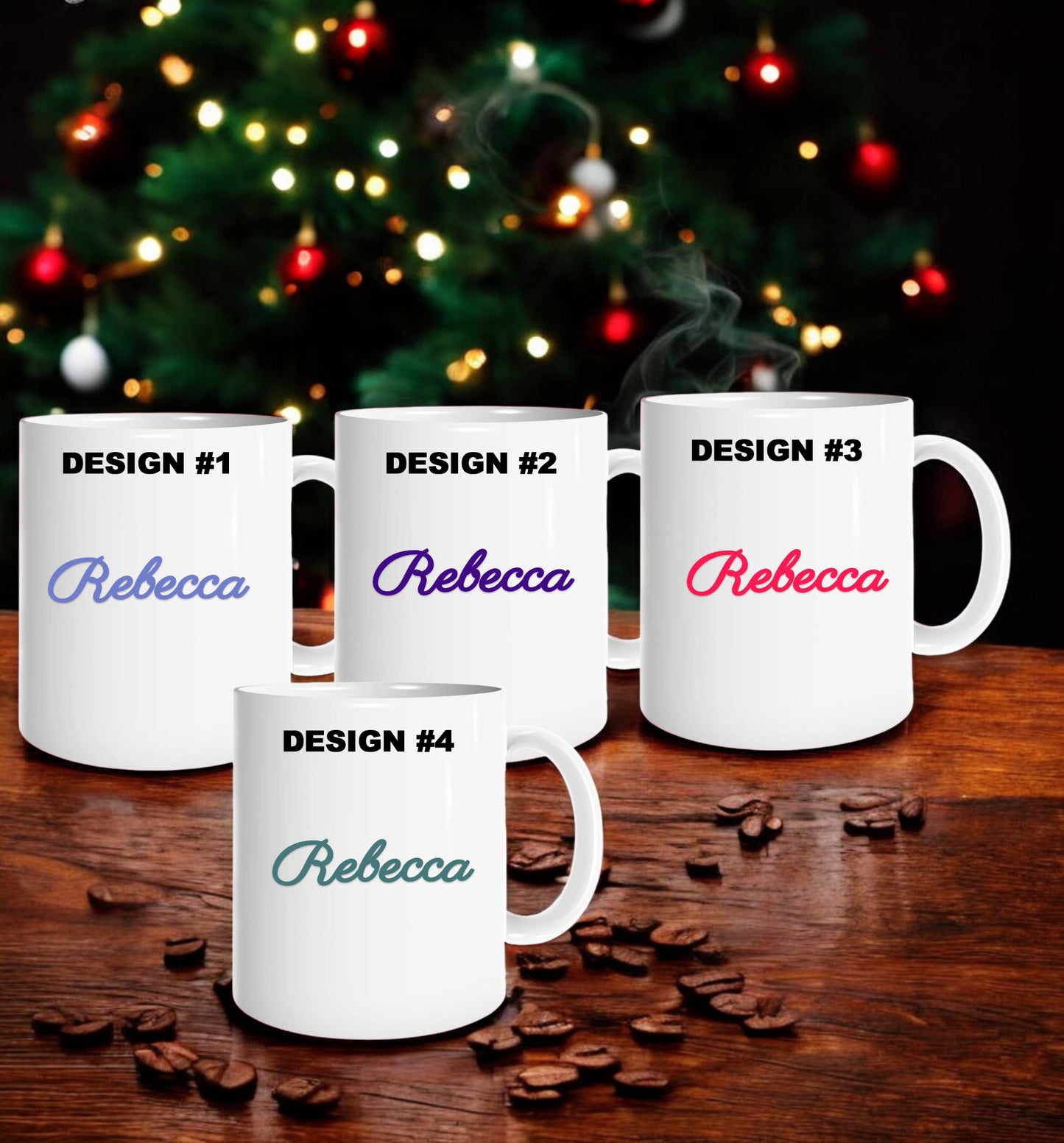 Santa Unicorn Personalized Mug