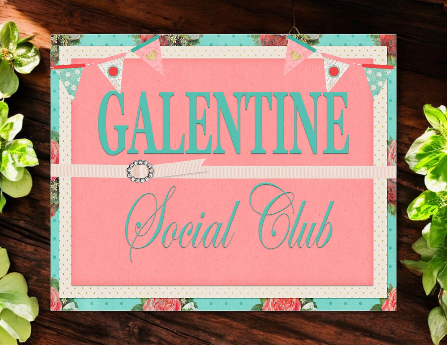 Galentine Metal Sign