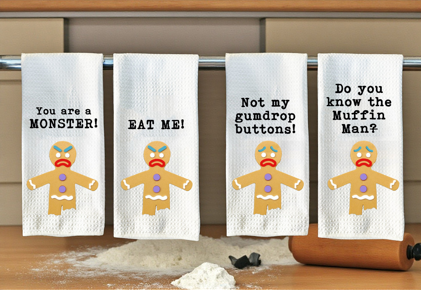 Gingy Tea Towels - Set of 2, 3, or 4!