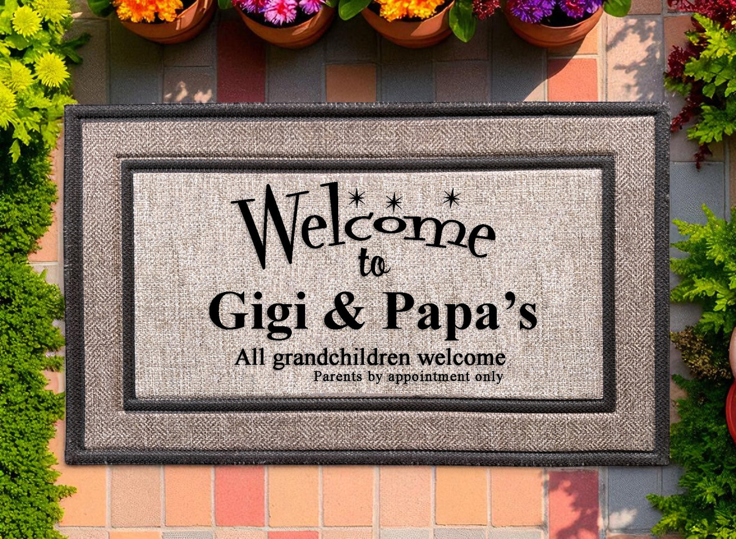 Grandparent Customized Door Mat