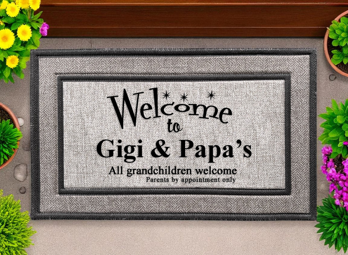 Grandparent Customized Door Mat