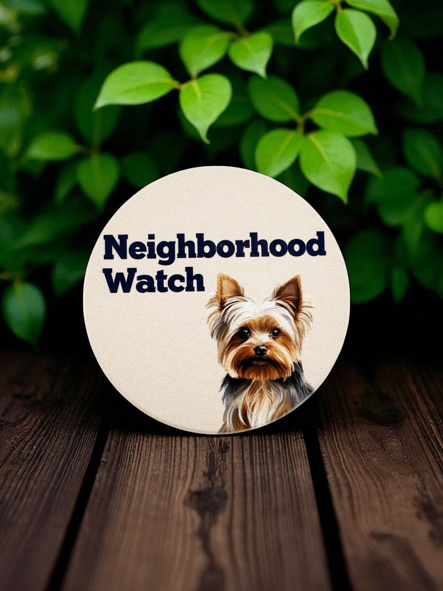 Yorkie puppy dog coasters - set of 4