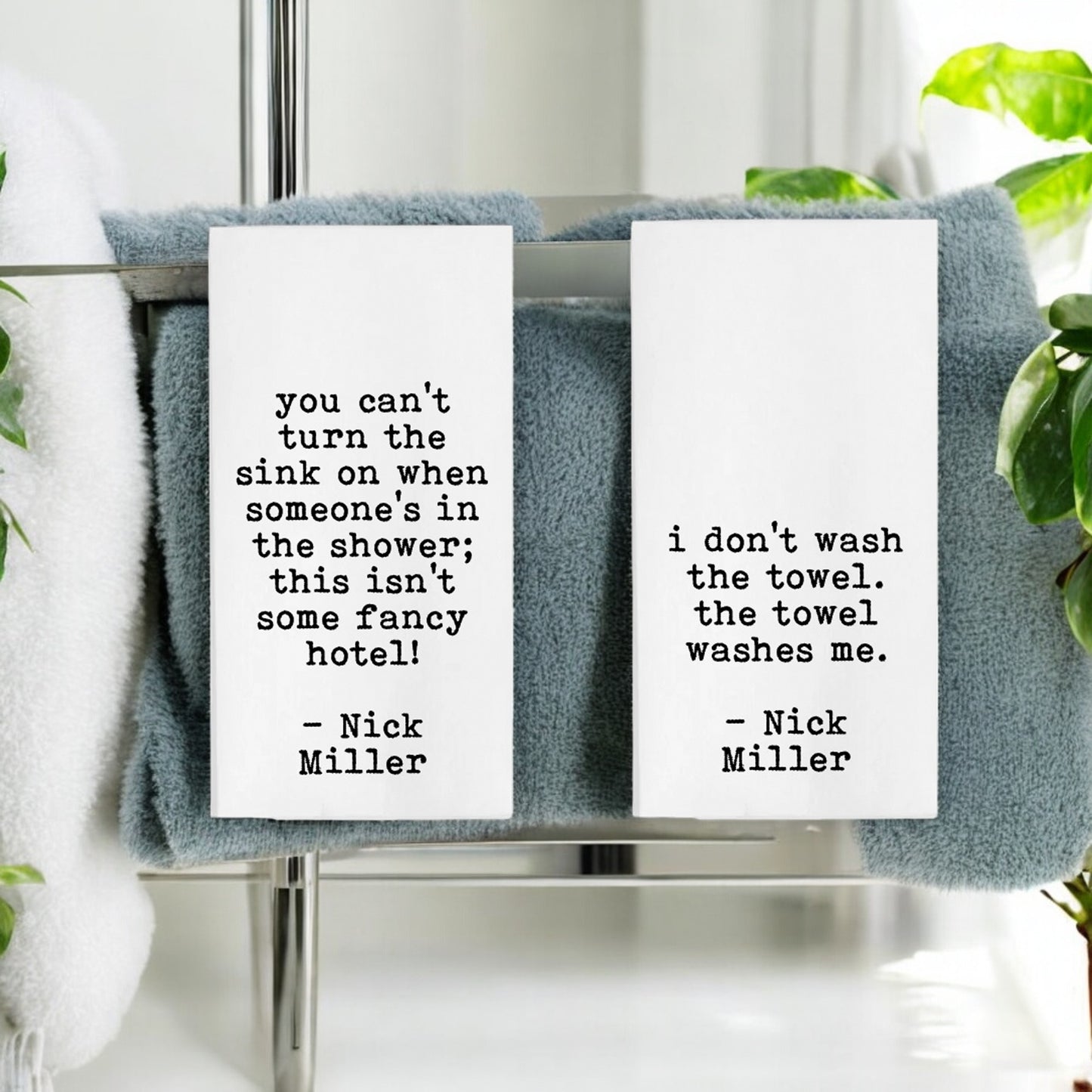 New Girl-Inspired Hand Towels - Set of 2 Towels!