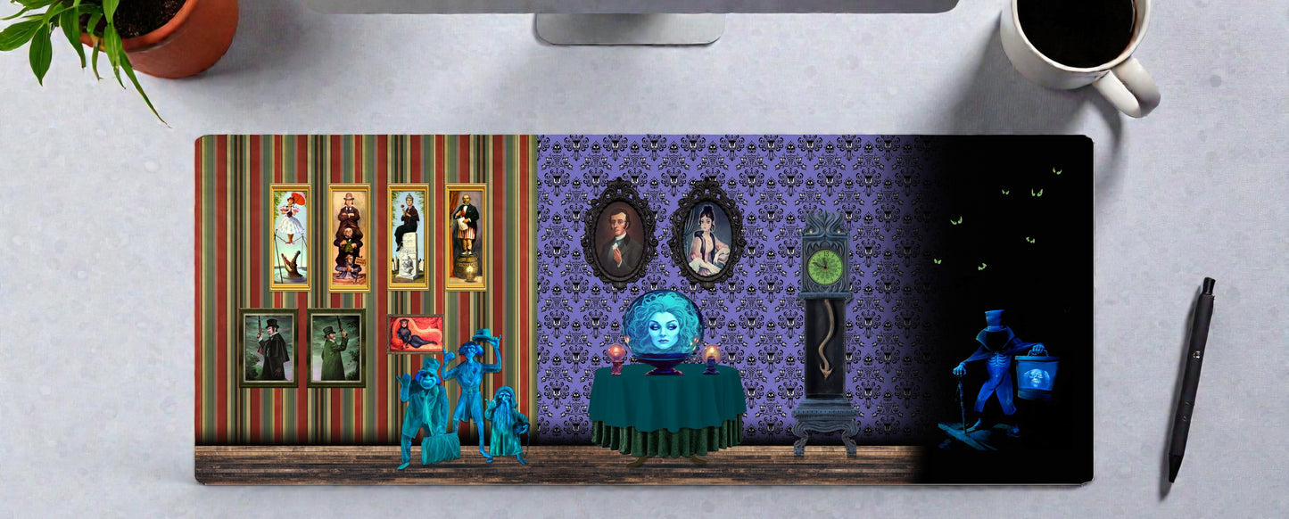 Oversized Haunted Mansion-Inspired Desk Pad