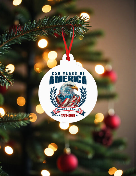 American Independence Ceramic Ornament