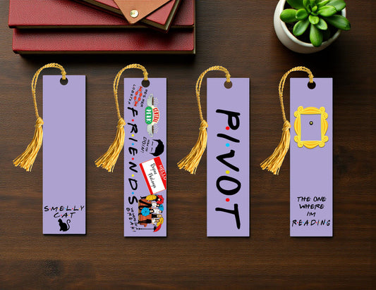 Friends Inspired Metal Bookmark