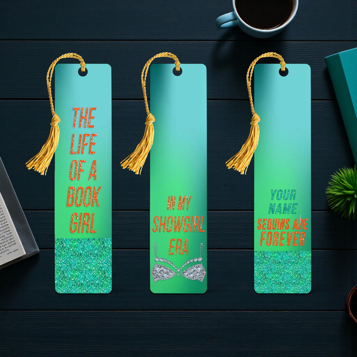 The Life of a Showgirl Metal Bookmark