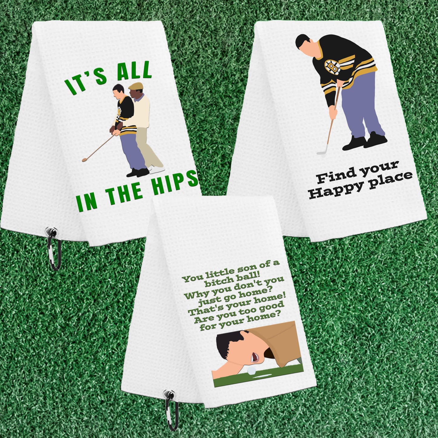 Happy Gilmore Golf Towel
