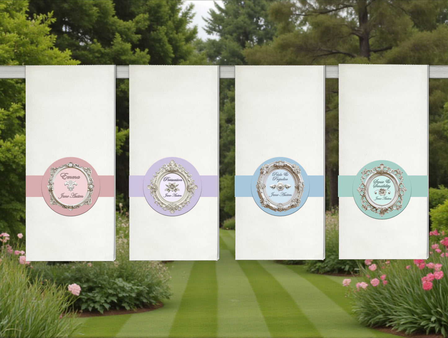 Jane Austen Regal Tea Towels