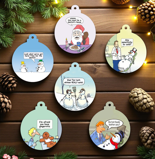 Dentist Ceramic Ornaments - Mix and Match!