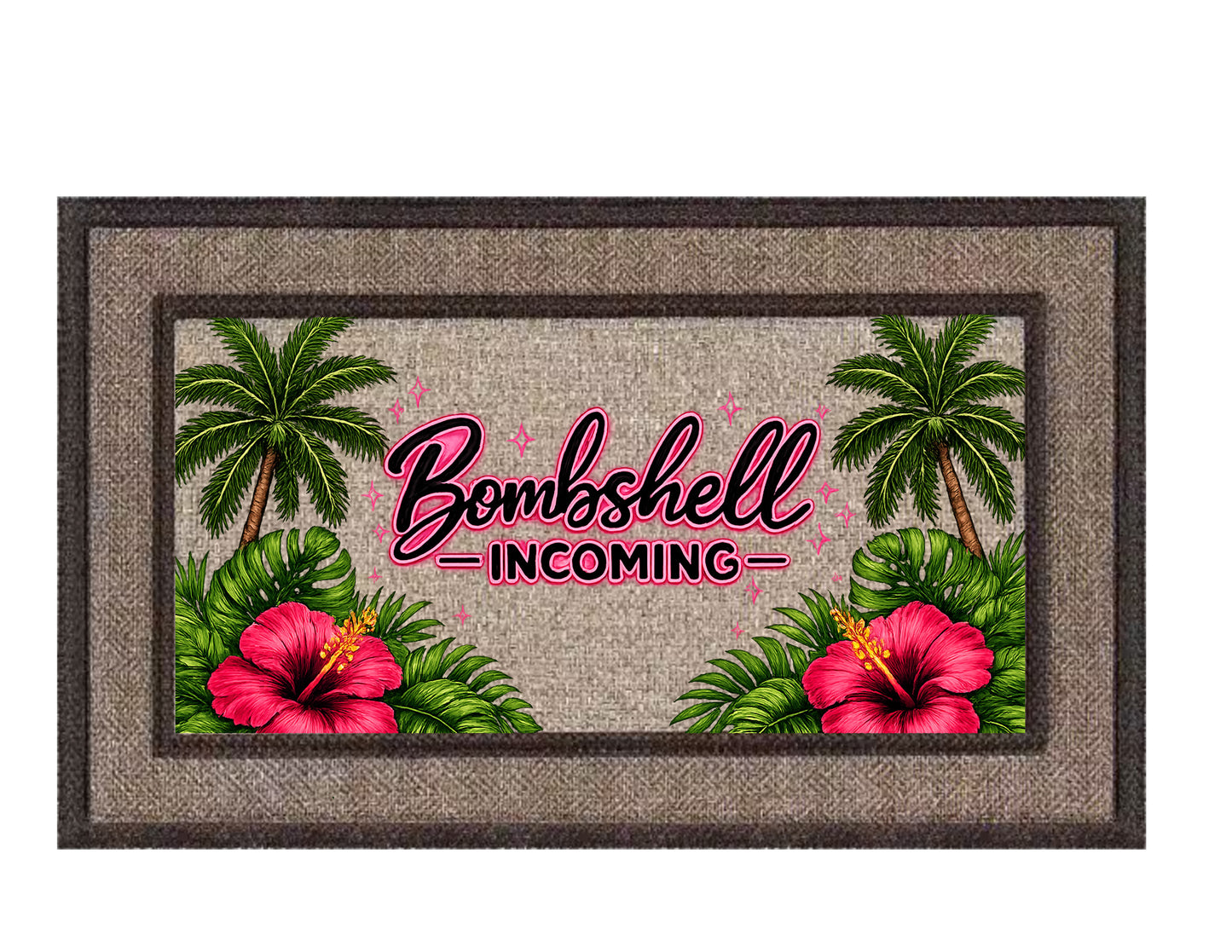Bombshell Incoming Door Mat