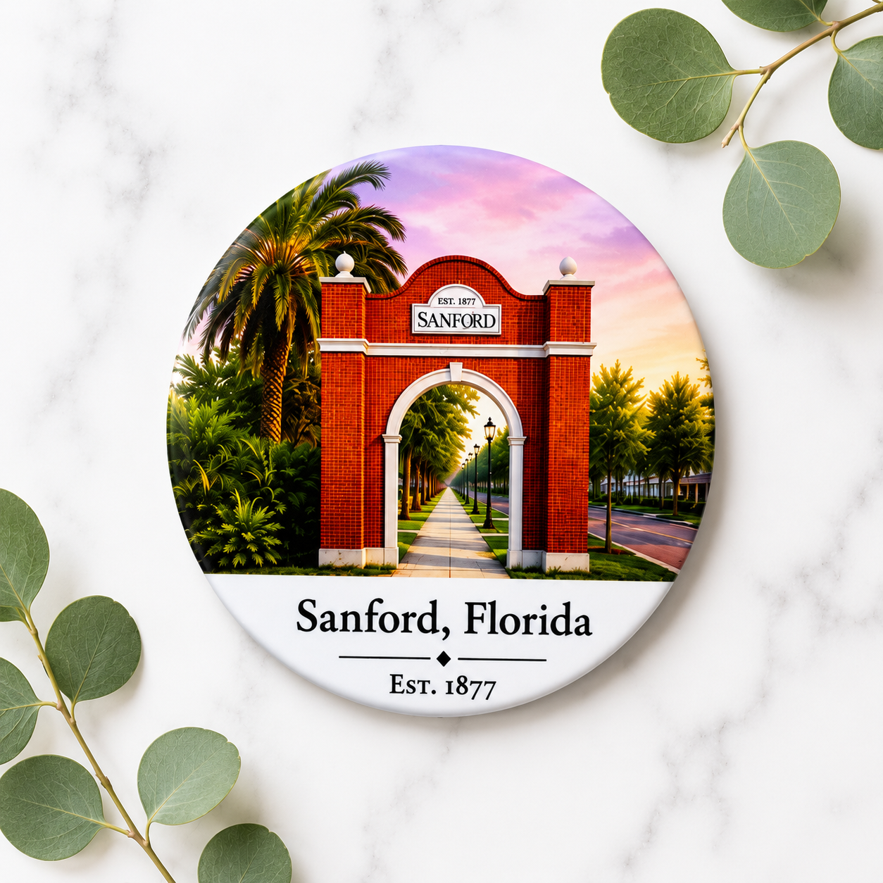 Sanford, FL Ceramic Coasters - Set of 4!