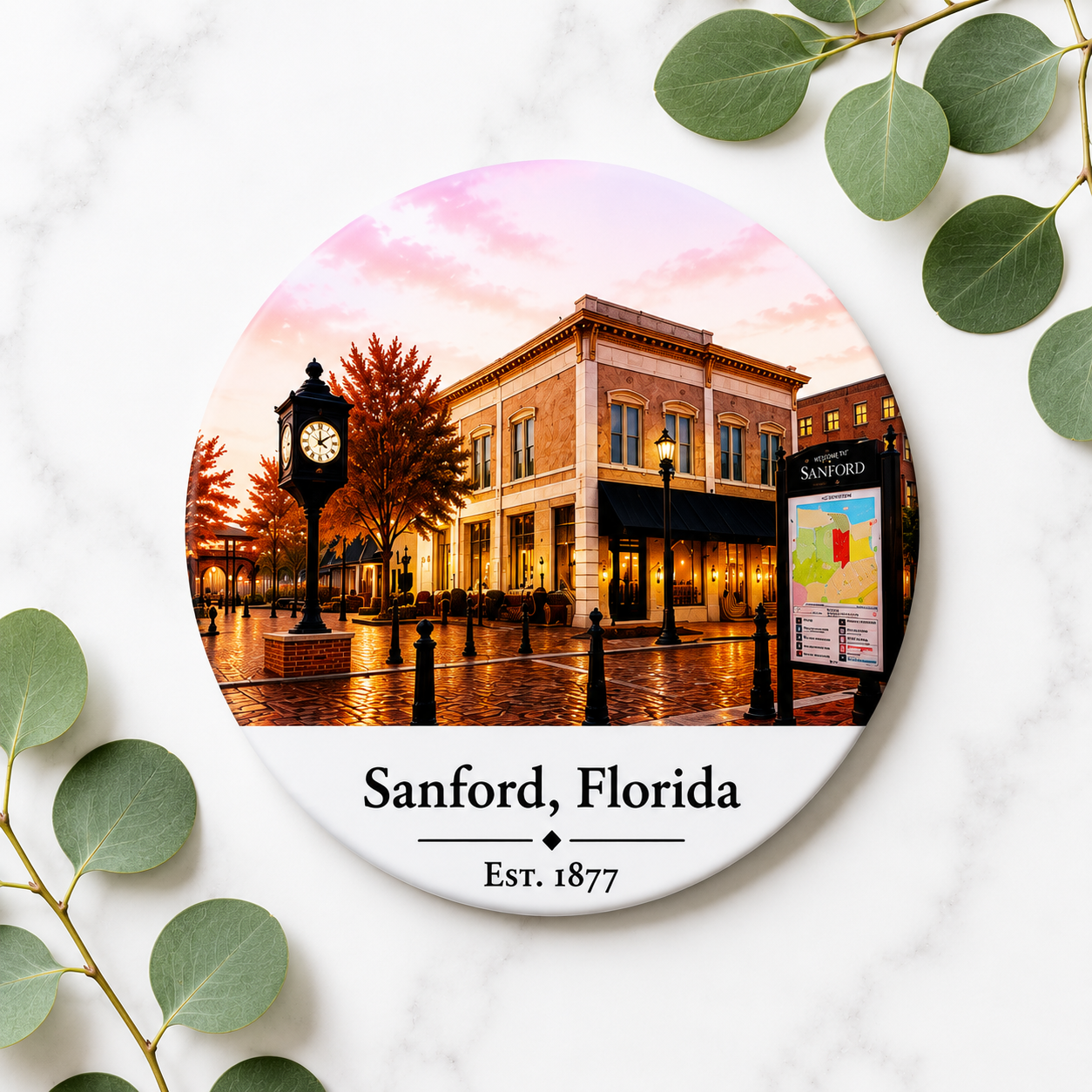 Sanford, FL Ceramic Coasters - Set of 4!