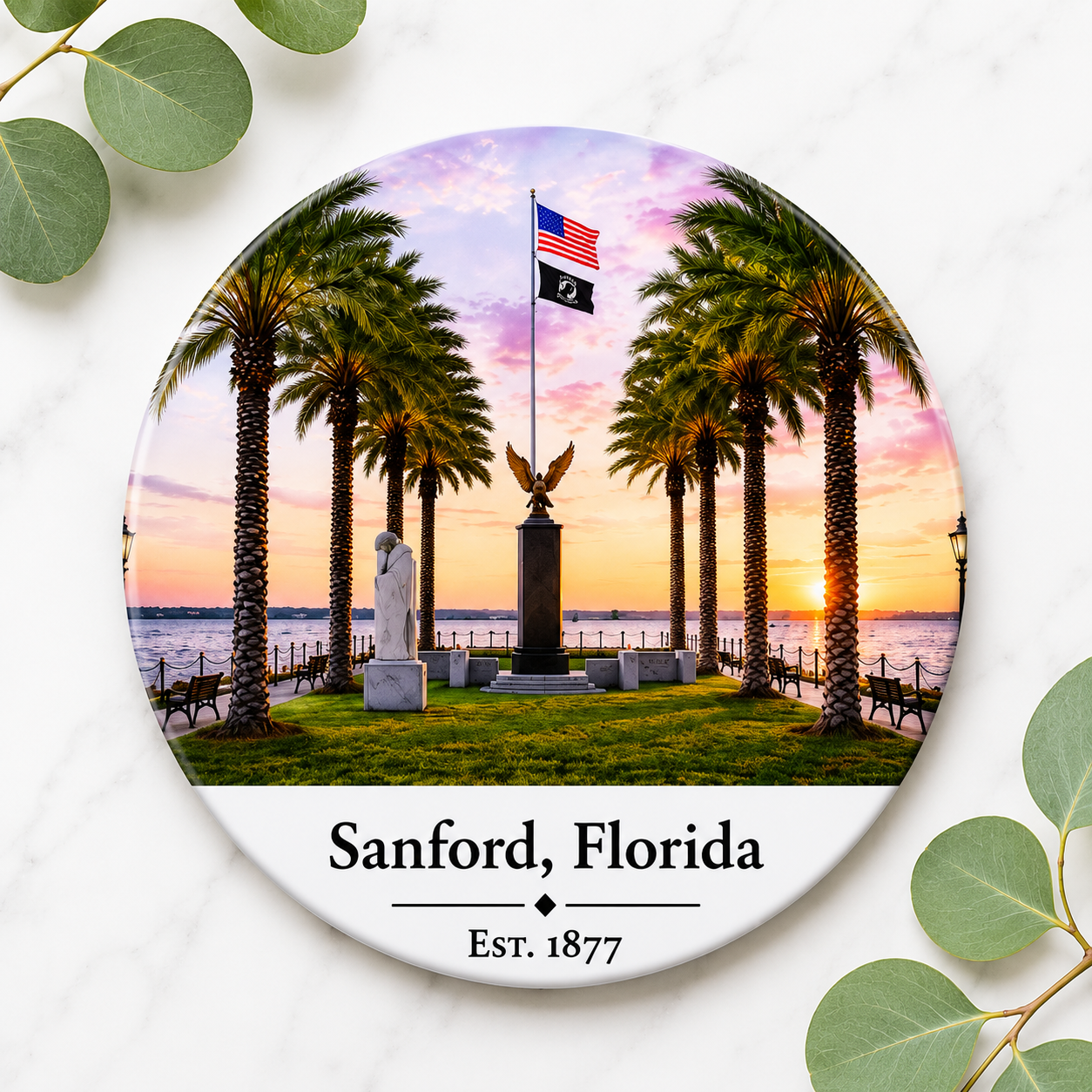 Sanford, FL Ceramic Coasters - Set of 4!