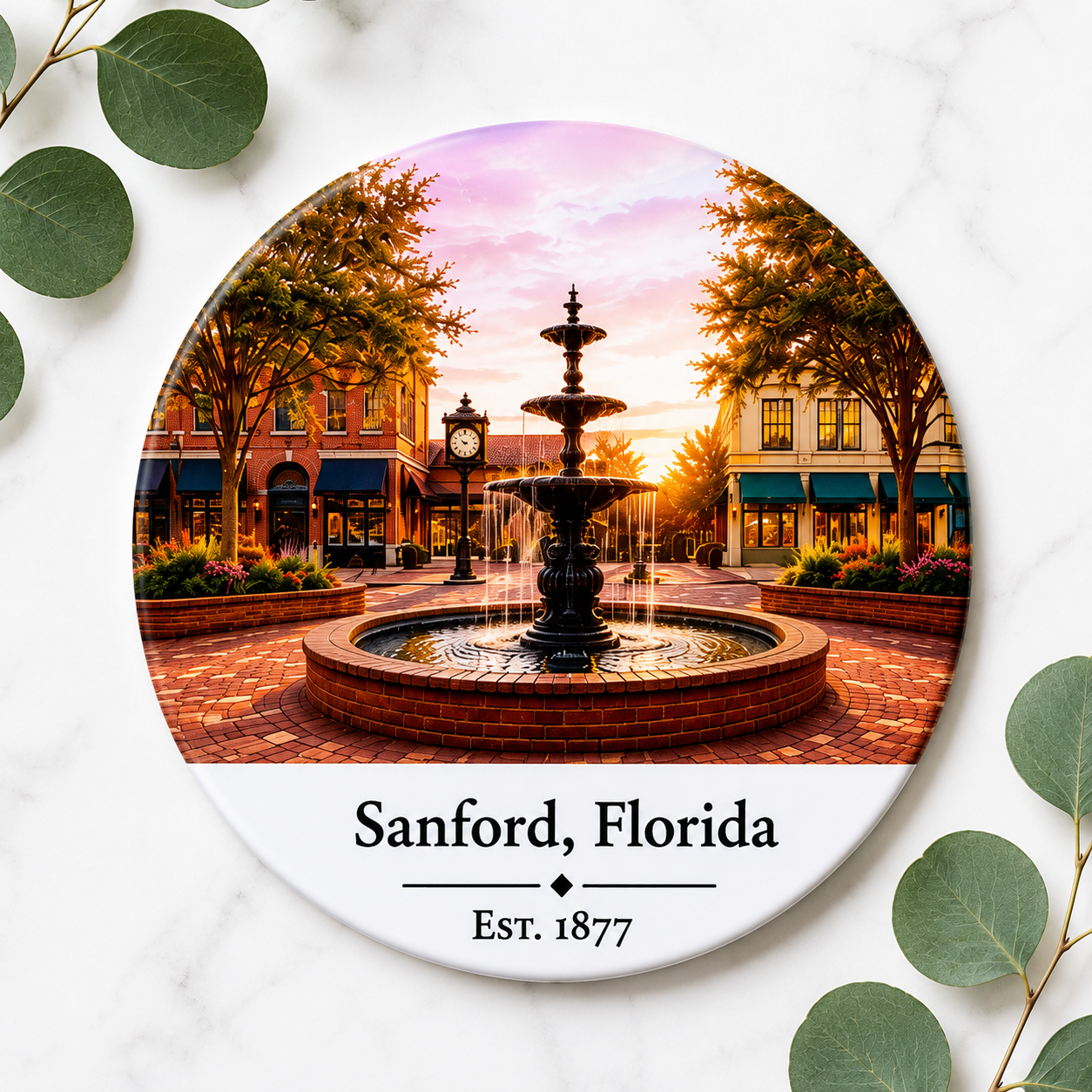 Sanford, FL Ceramic Coasters - Set of 4!