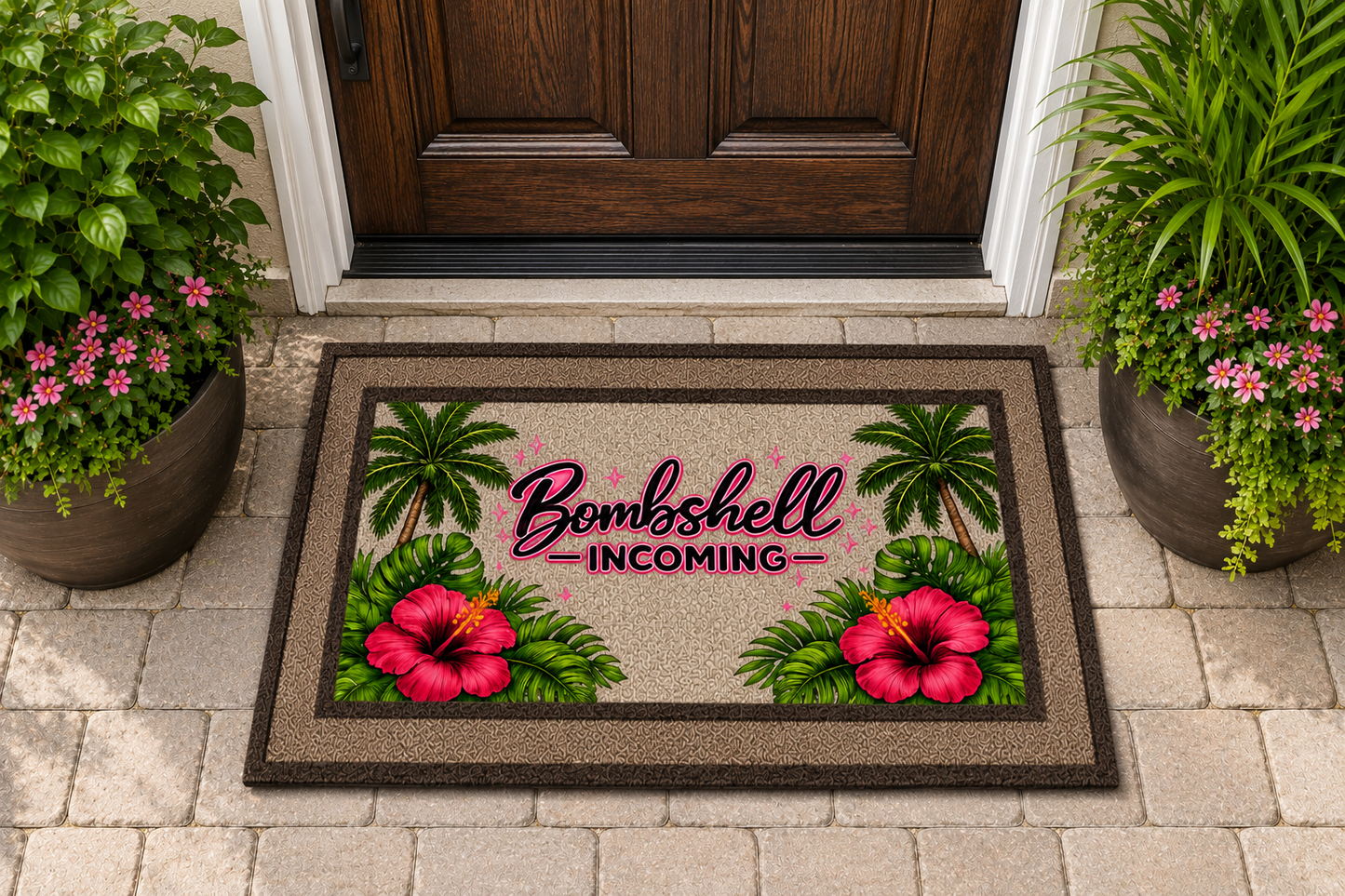 Bombshell Incoming Door Mat