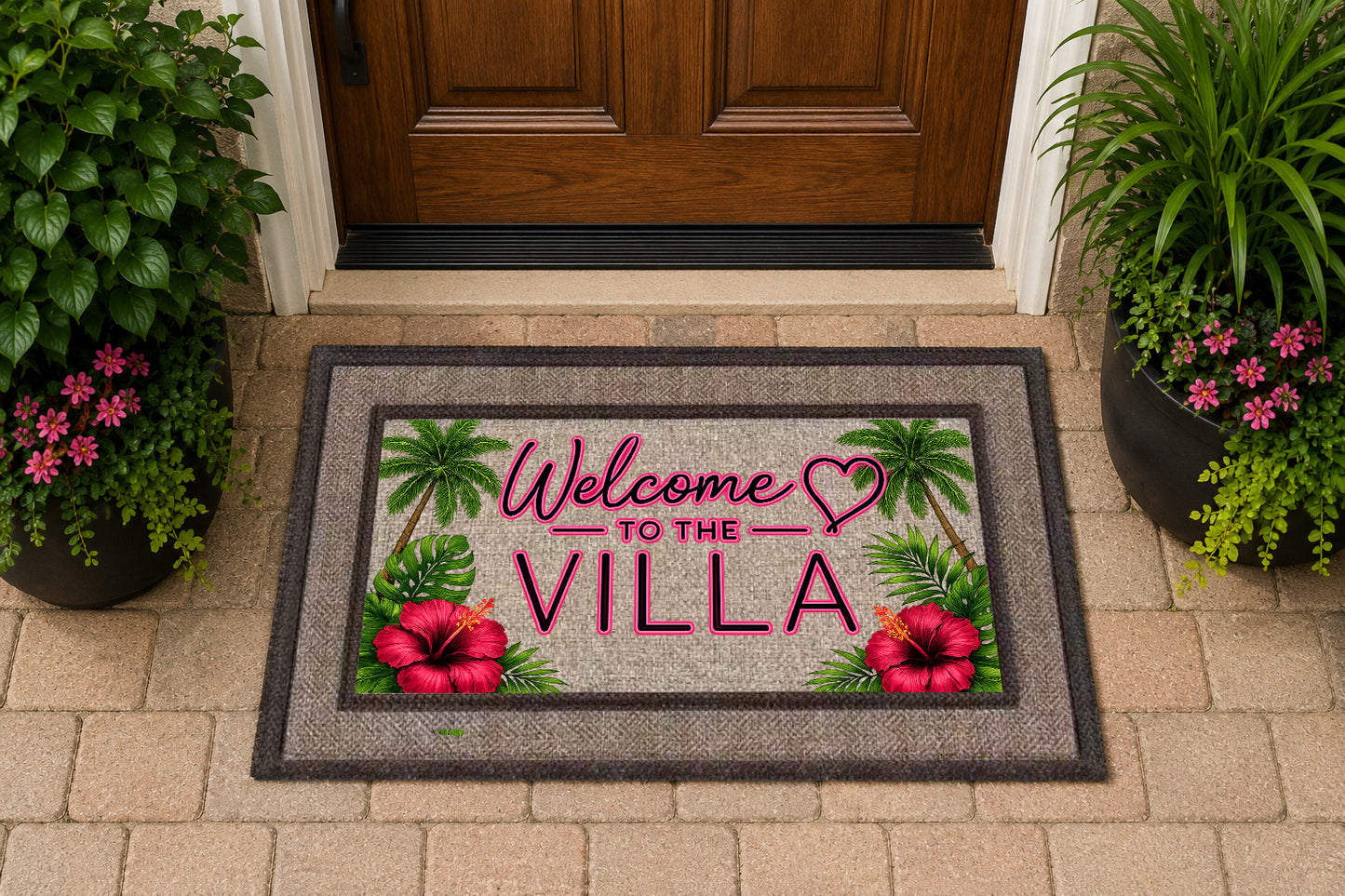 Welcome to the Villa Welcome Mat