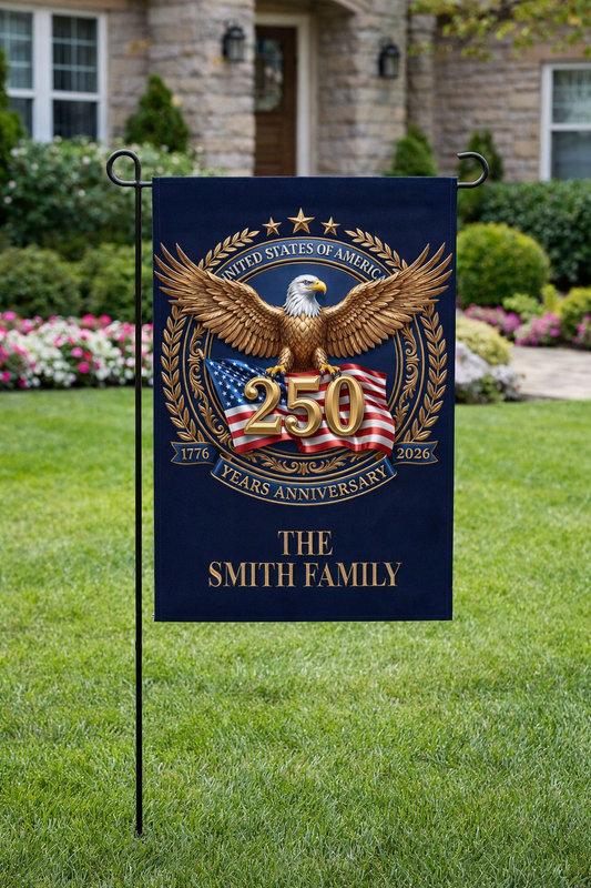 Personalized American Semiquincentennial Flag