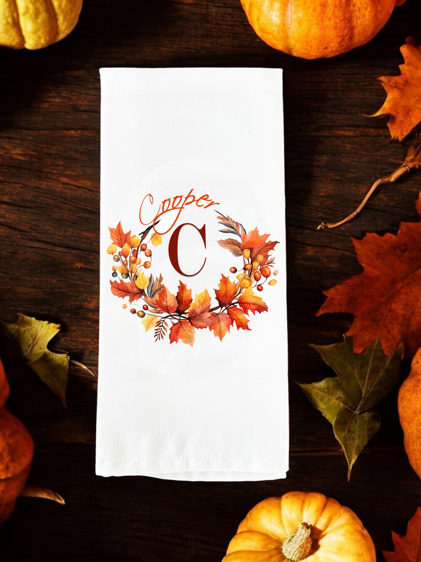 Customized Thanksgiving Tea Towel - Set of 2!