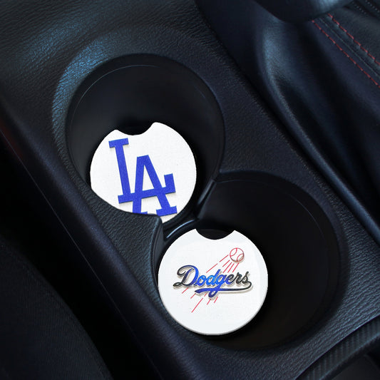 LA Dodgers-Inspired Car Coasters - Set of 2!