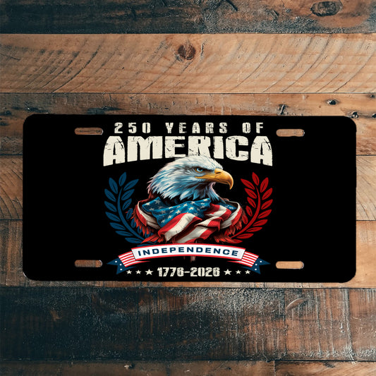 250 Years of American Independence License Plate