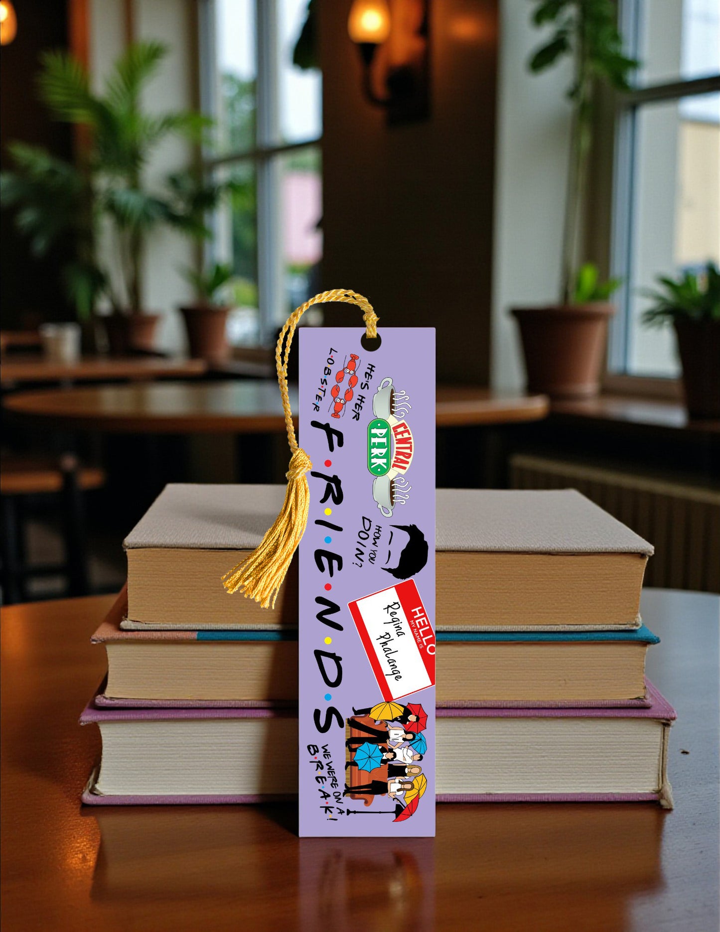 Friends Inspired Metal Bookmark
