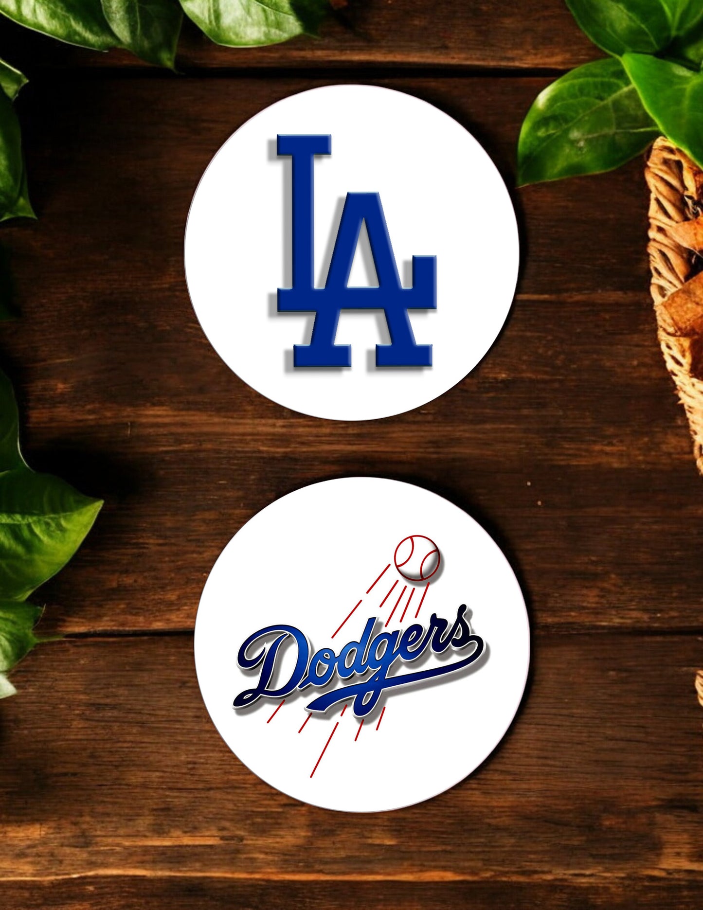 Dodgers Ceramic Coasters - Set of 2!