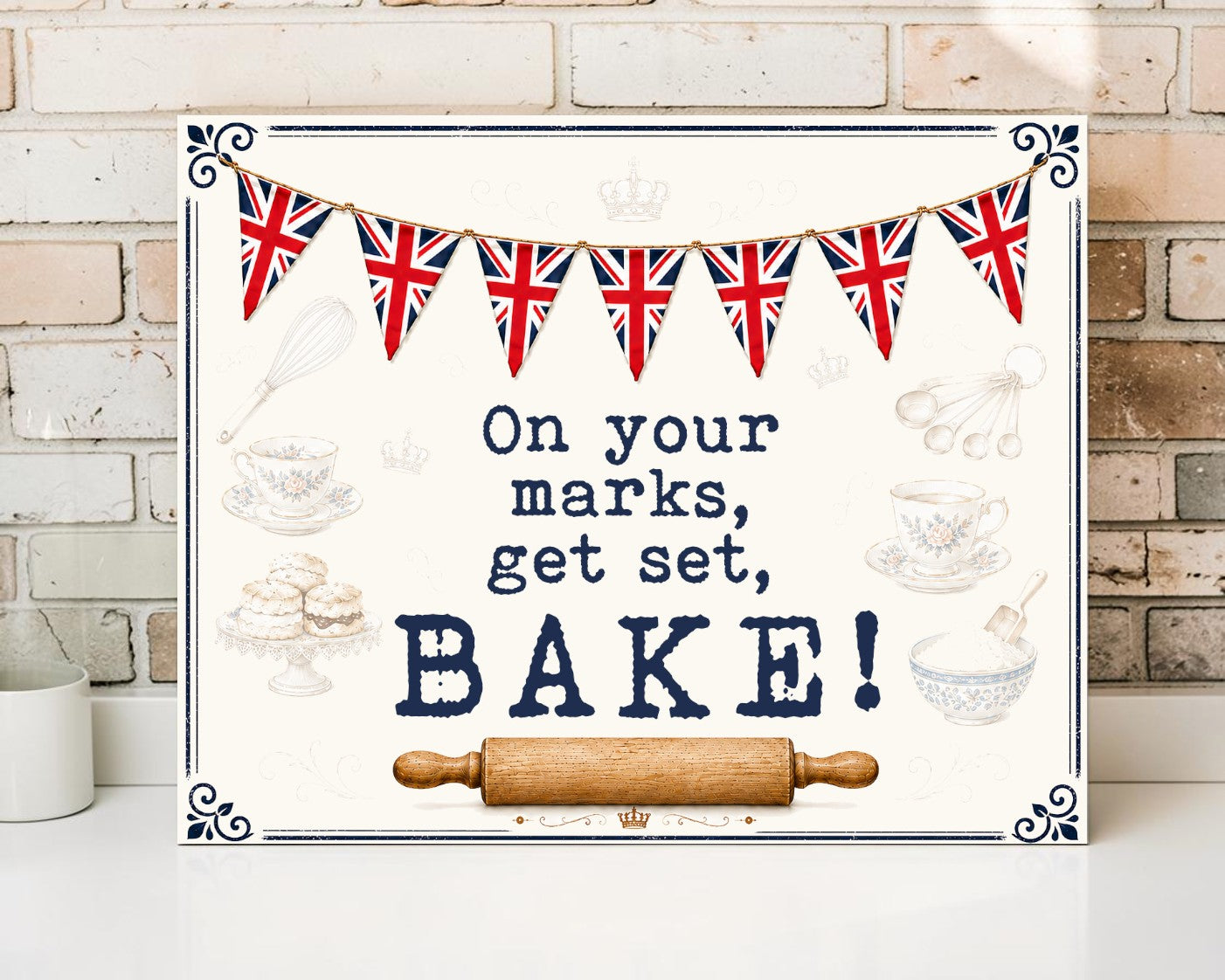 GBBO-Inspired Metal Sign