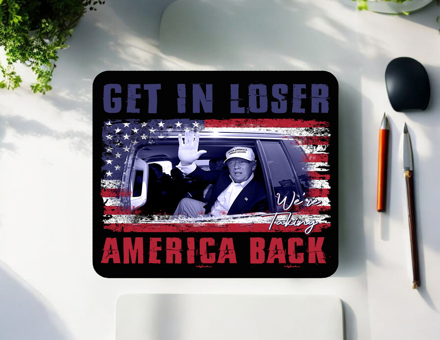 Get in Loser Mousepad