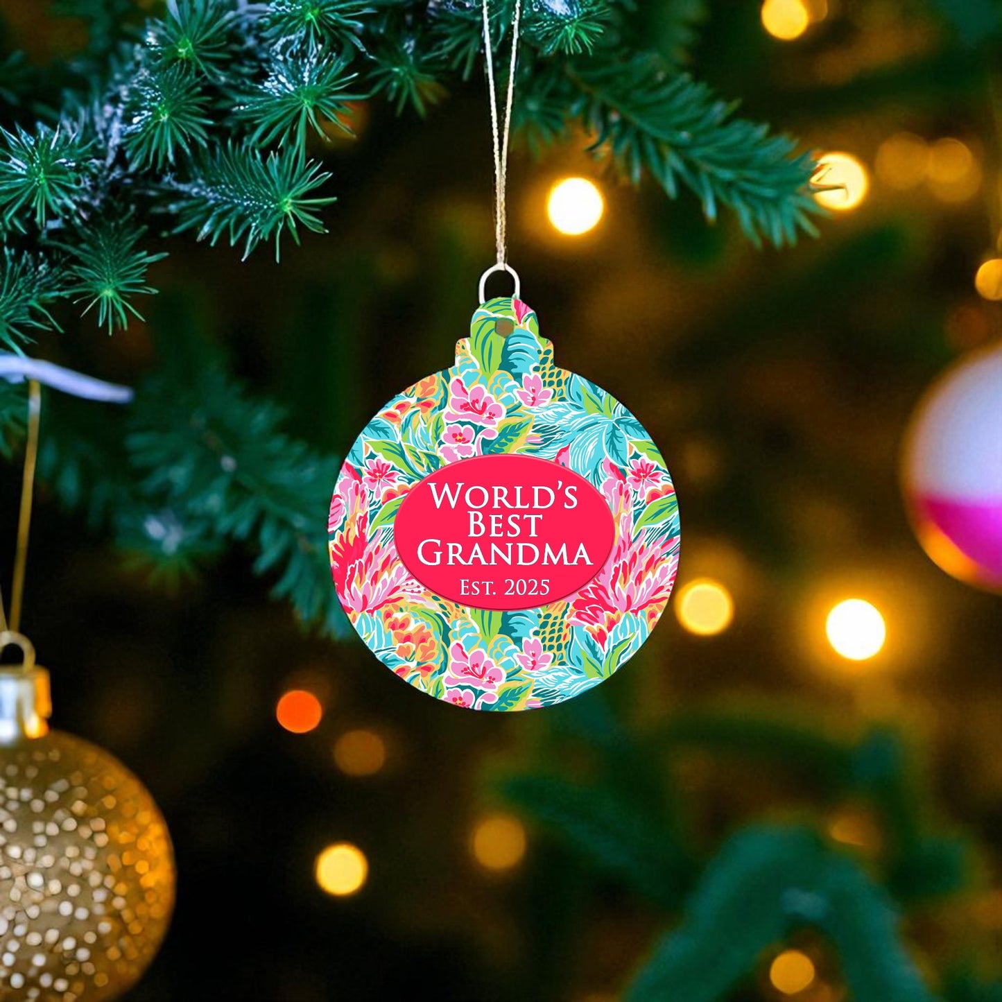 Customized Grandmother Ceramic Ornament